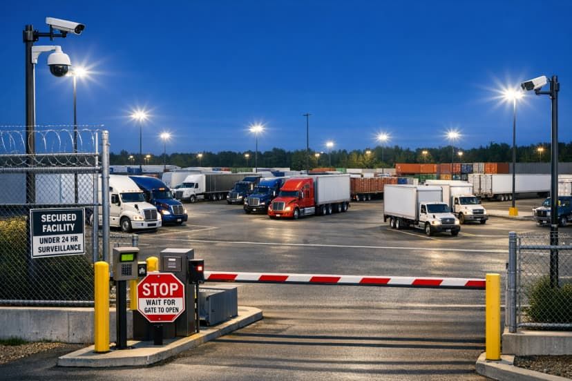 white freight truck on road during daytime