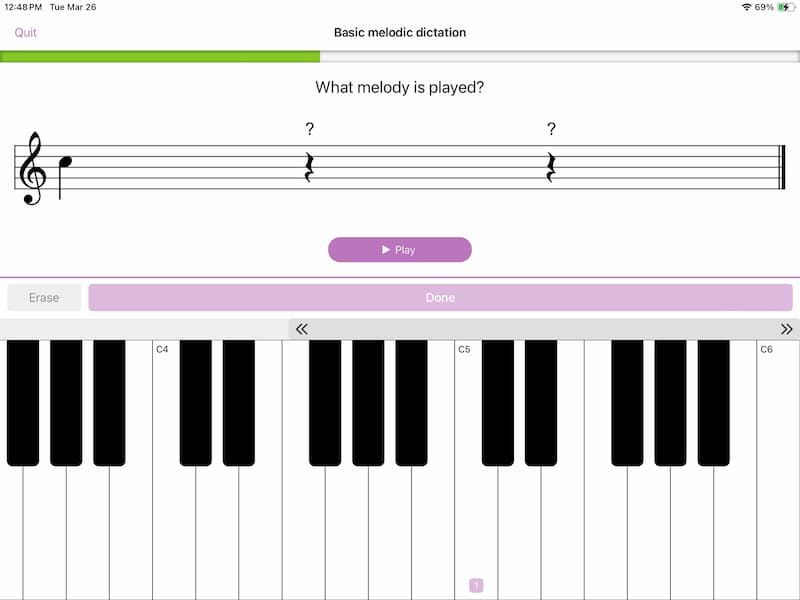 Earpeggio iPad music game level 1 Earpeggio iPad music game level 1
