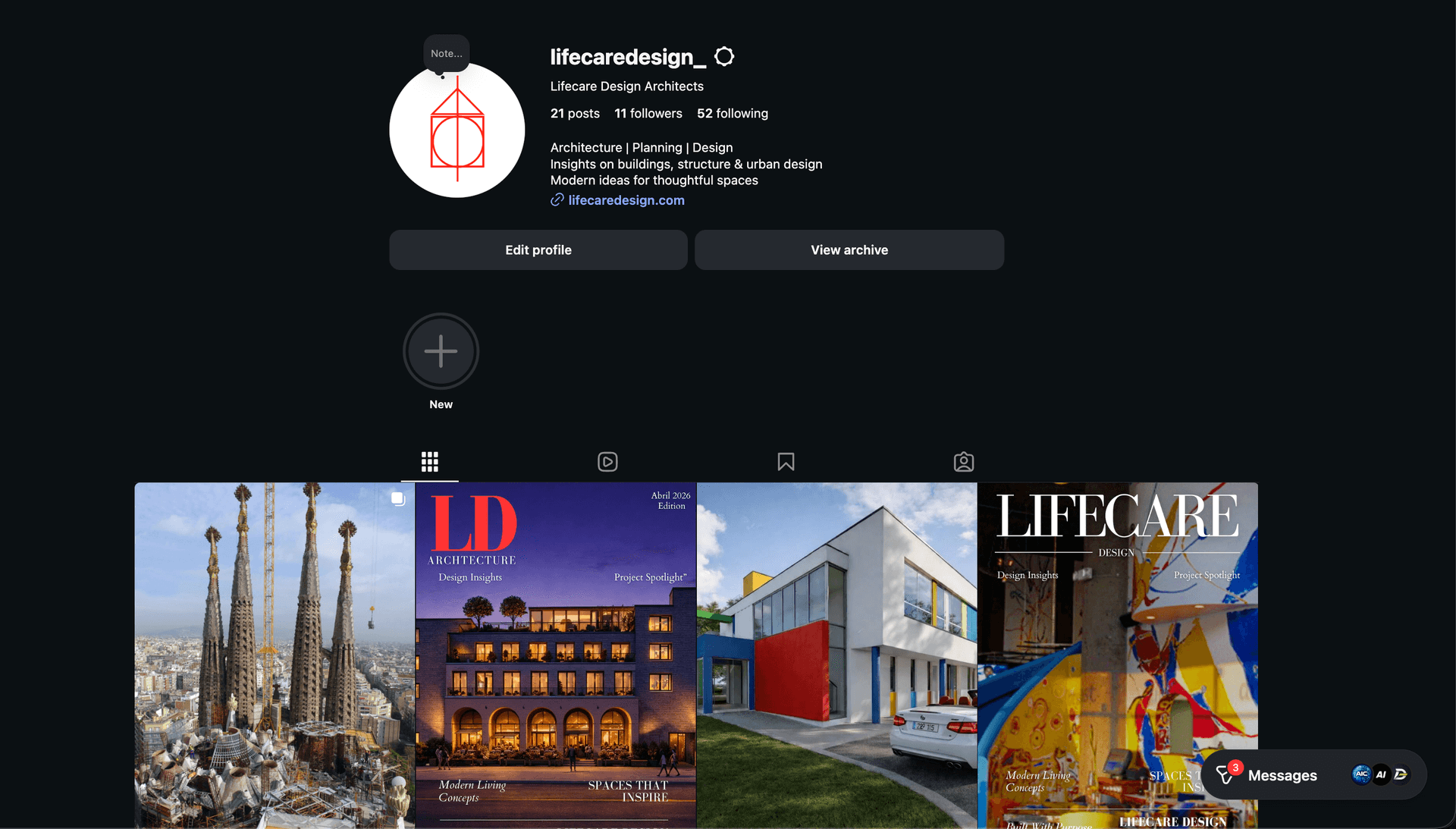 LifeCare Instagram preview