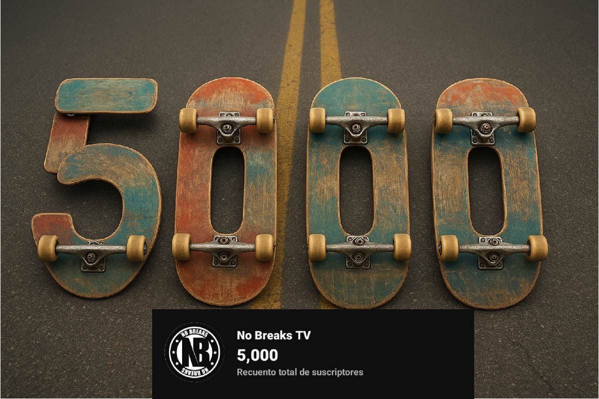 Suscriptores en el canal de youtube de no breaks