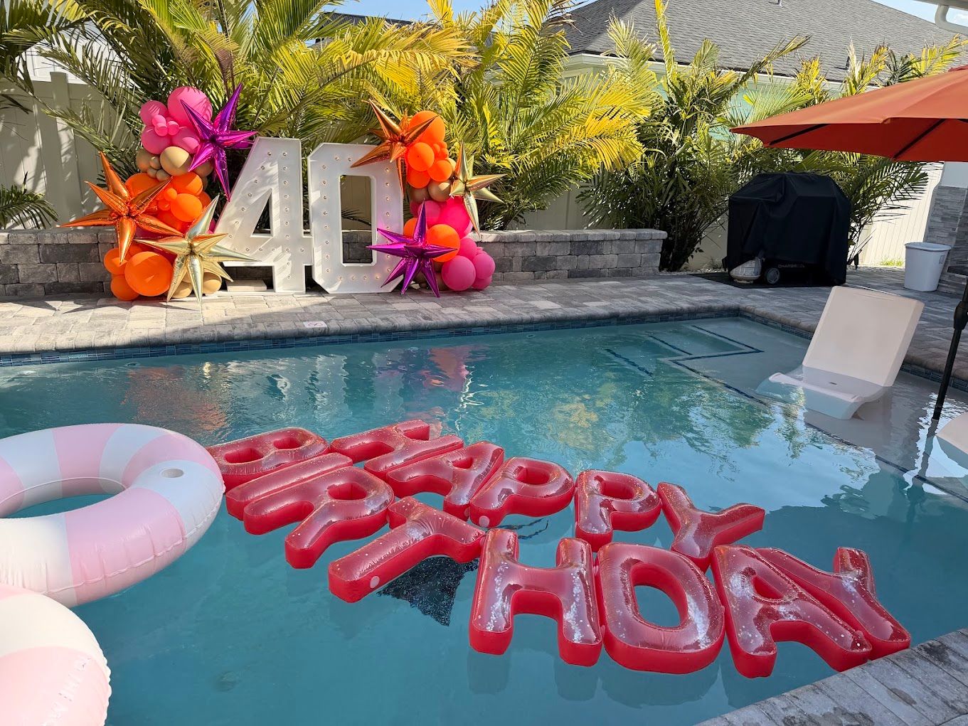 40th birthday balloon garland 40th birthday balloon garland