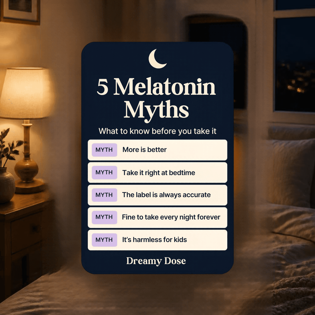 Five common melatonin myths