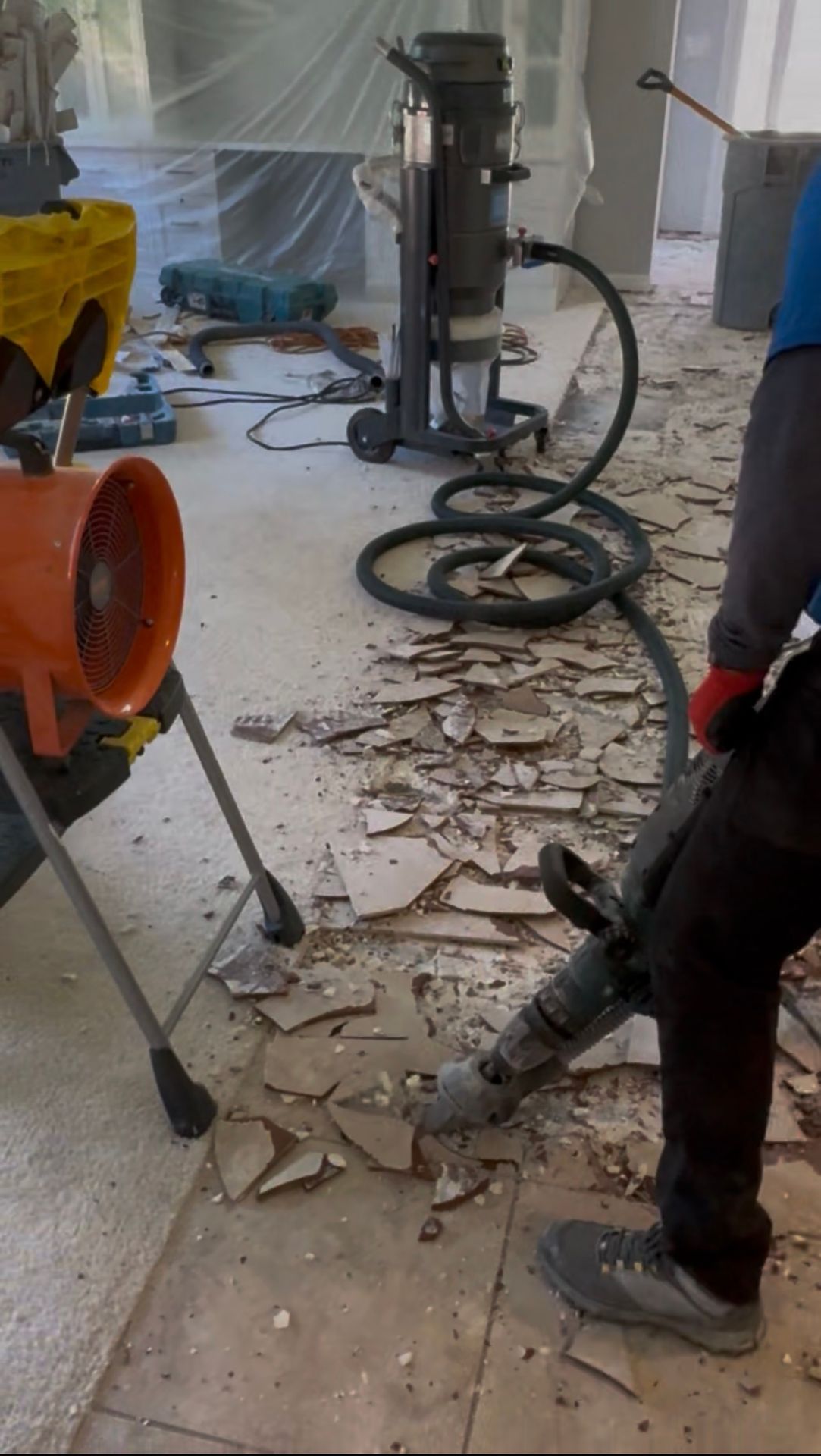 dustless floor removal