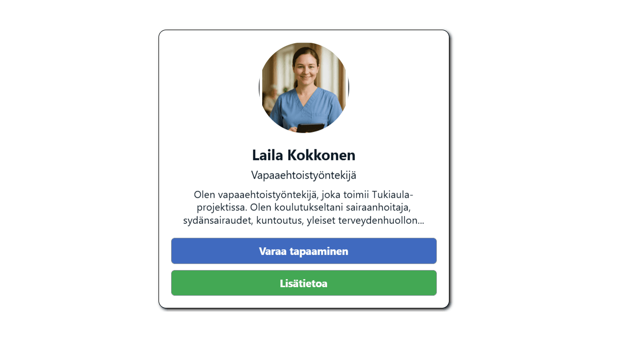 Digiaulan aulalähettilään esittelykortti