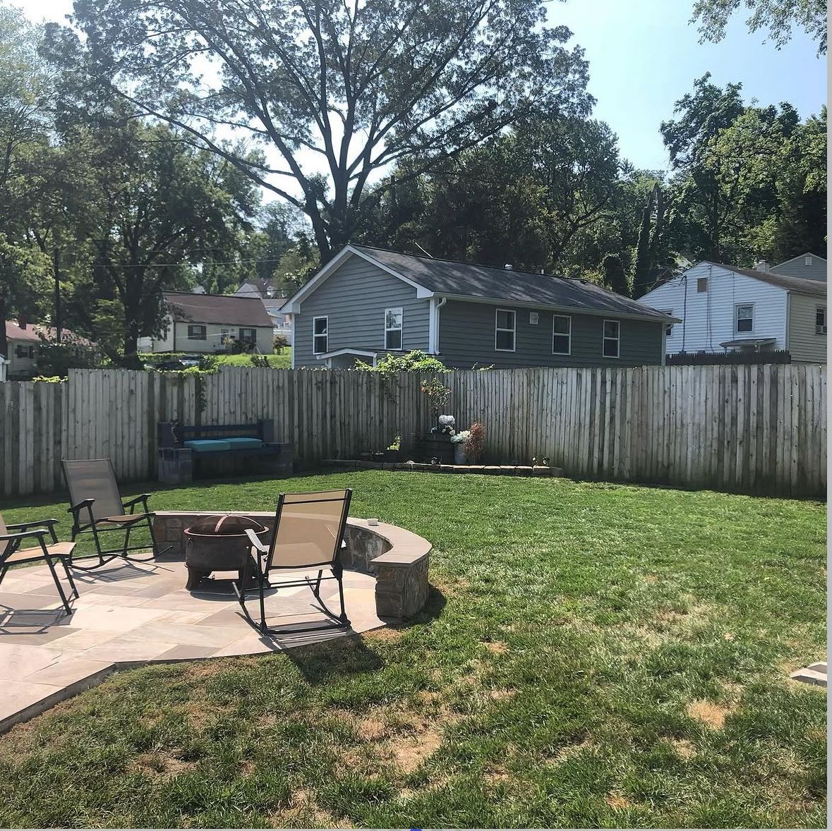 Exterior improvement before construction