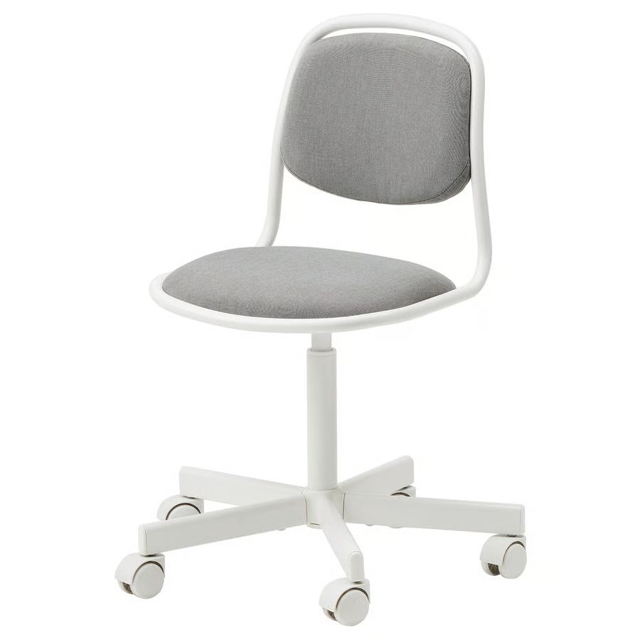Chaise de bureau enfant, blanc/Vissle gris clair ÖRFJÄLL Chaise de bureau enfant, blanc/Vissle gris clair ÖRFJÄLL