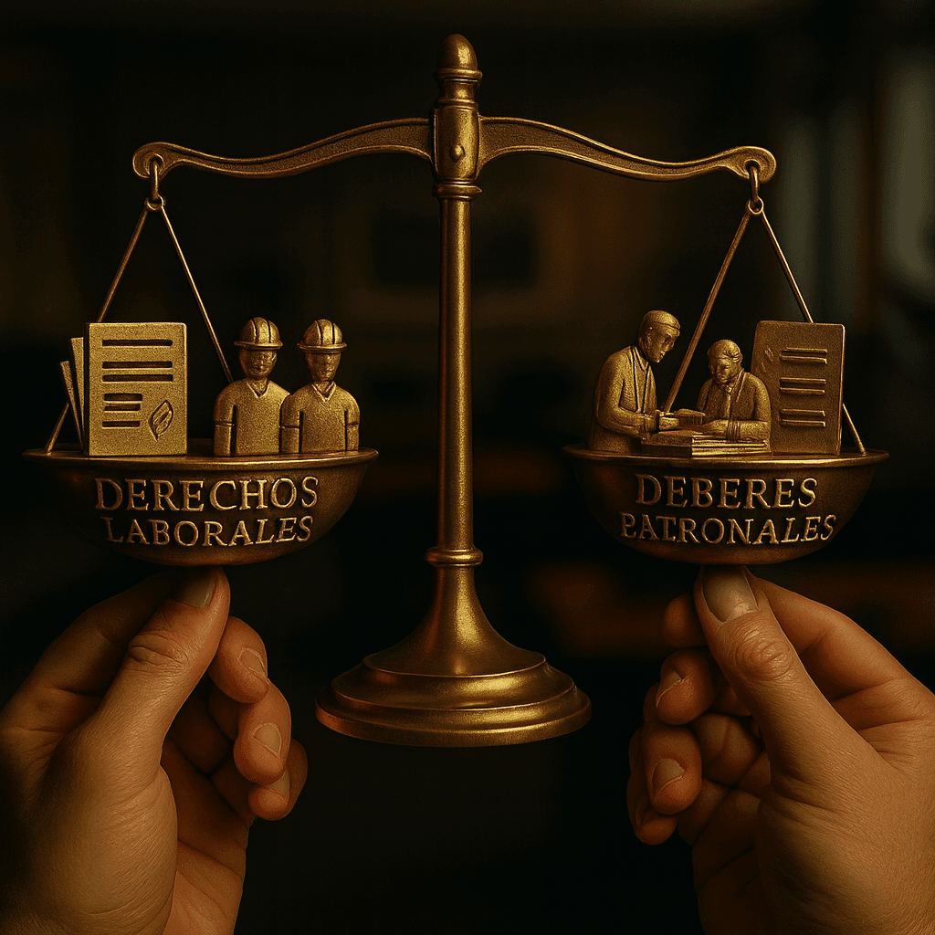 Justicia laboral equilibrio derechos obligaciones mexico