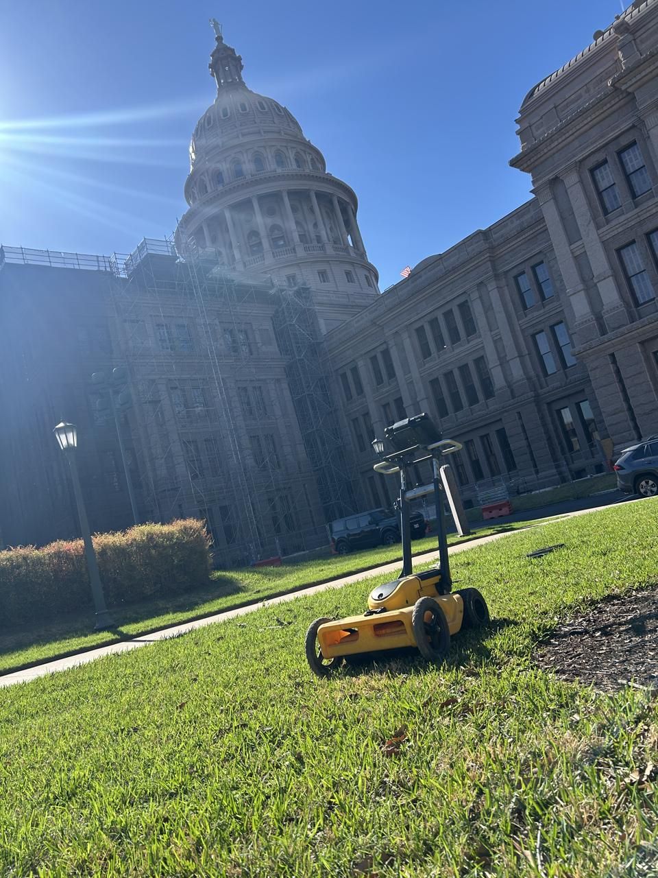 Ground penetrating radar equipment used for concrete scanning in Houston Ground penetrating radar equipment used for concrete scanning in Houston