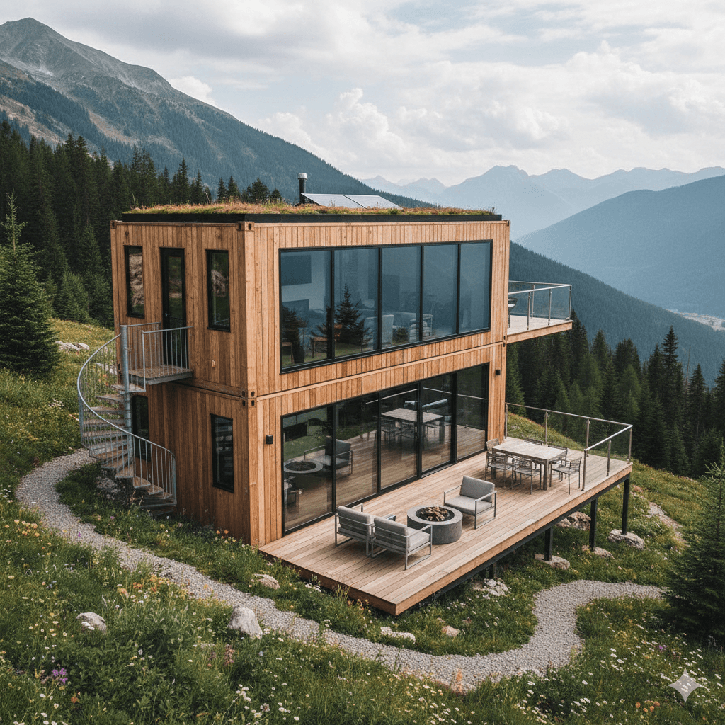 container home exterior