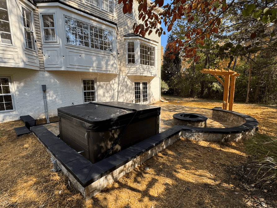 Outdoor patio project by Essence Construction