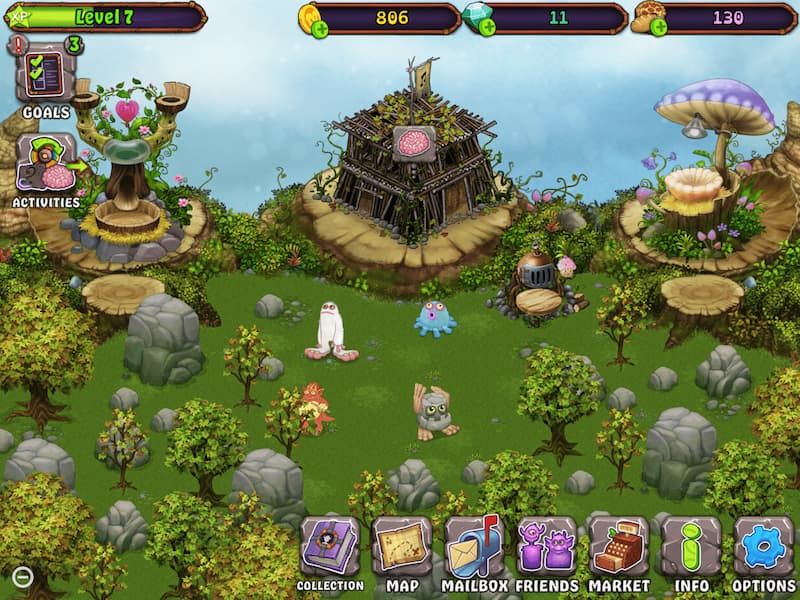 My Singing Monsters iPad music game My Singing Monsters iPad music game