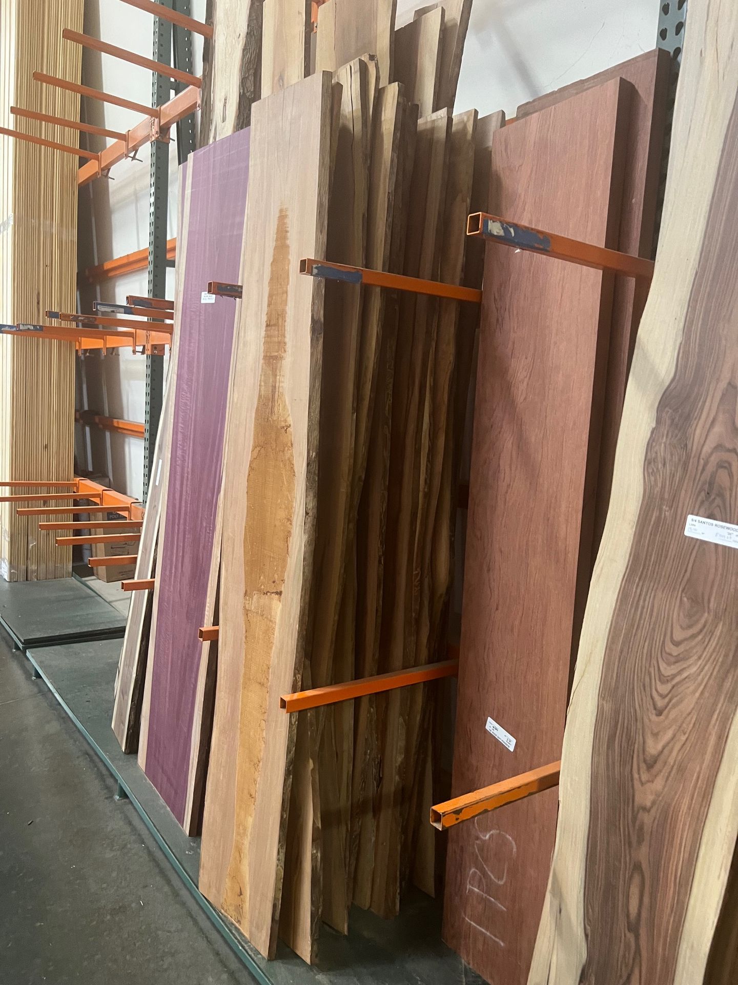 Live edge Slabs -  Austin Hardwood in Anaheim Cal. 