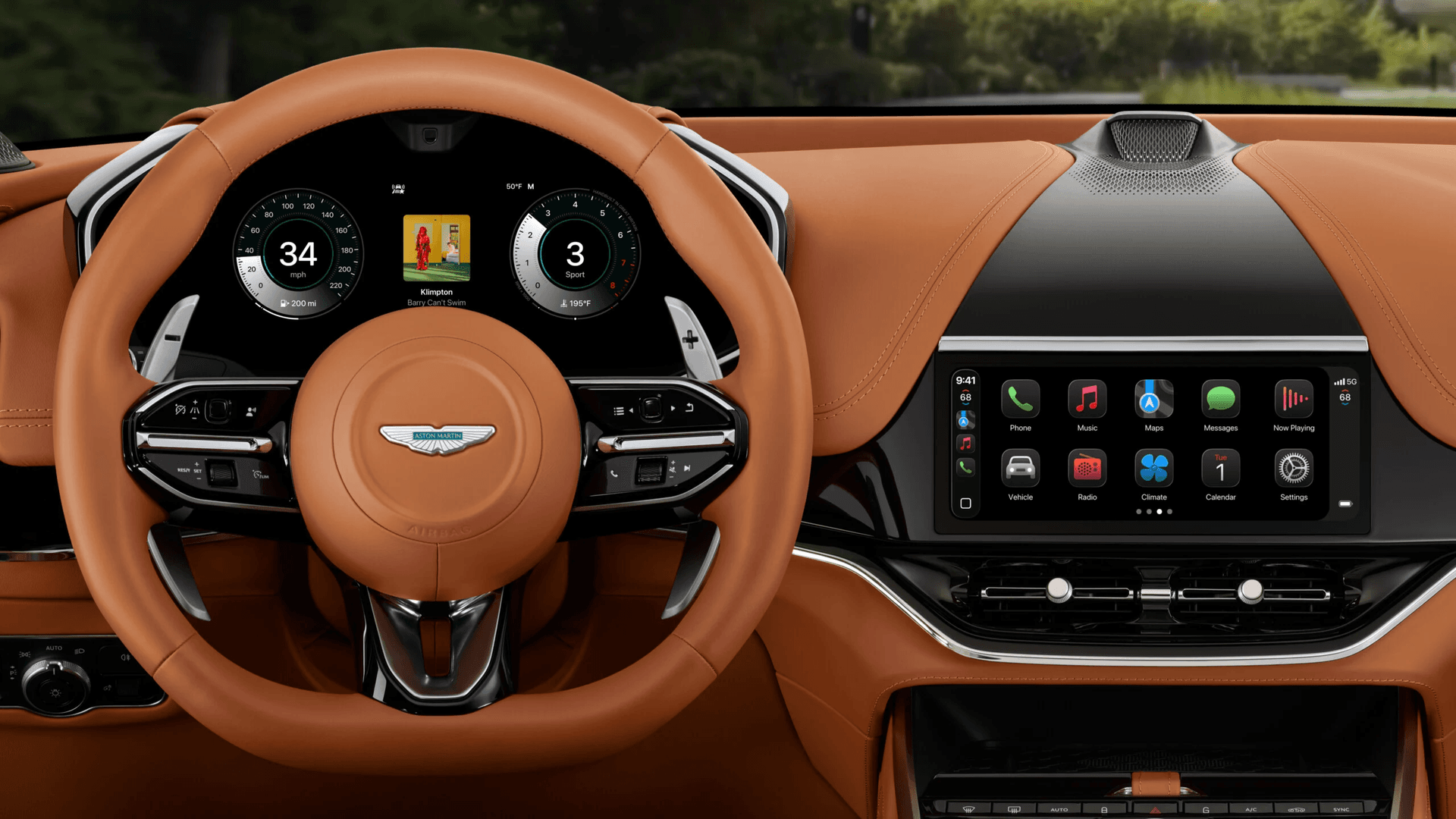 Apple CarPlay Ultra en natif dans l’Aston Martin DBX 