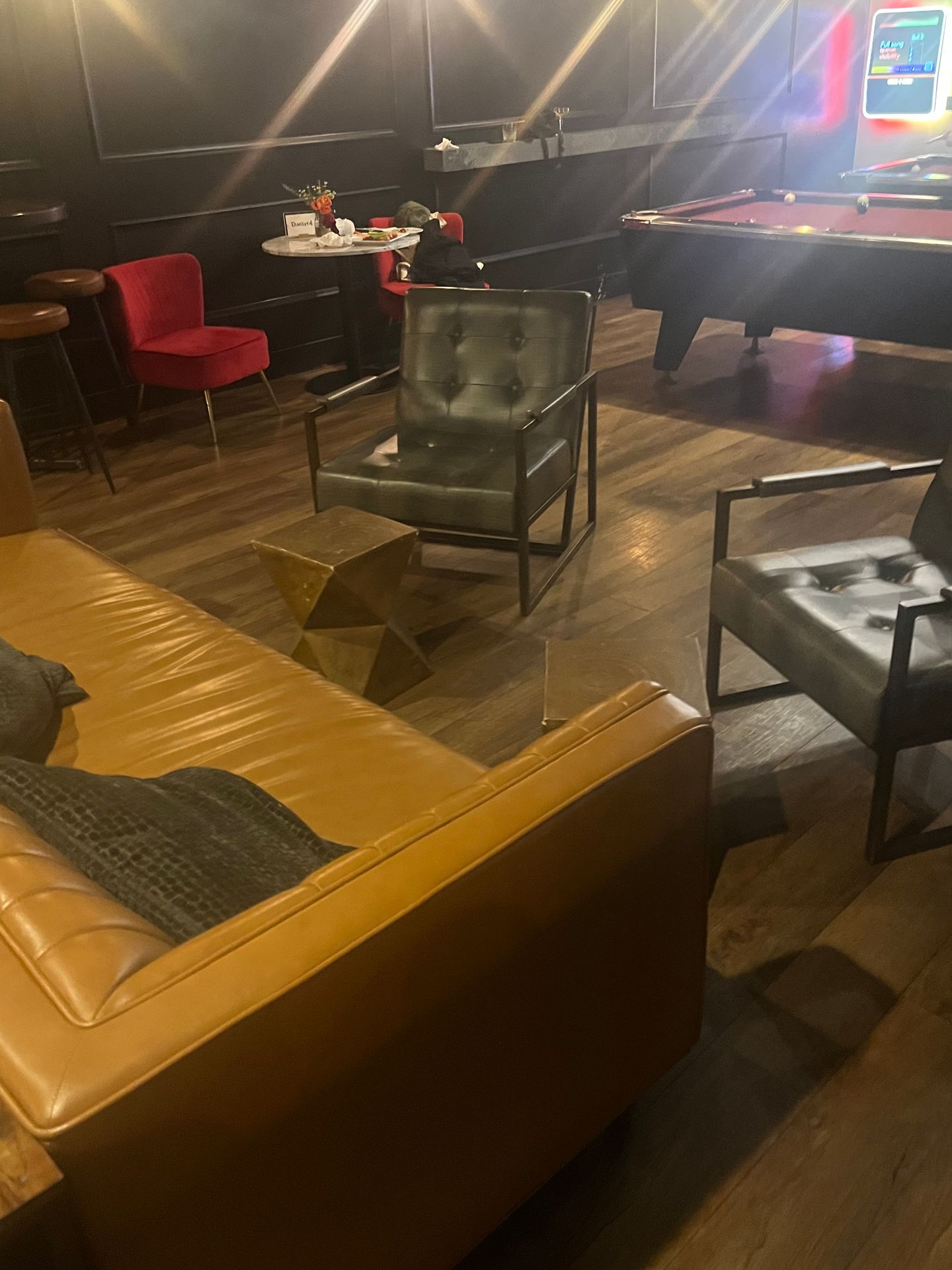 stylish bar interior