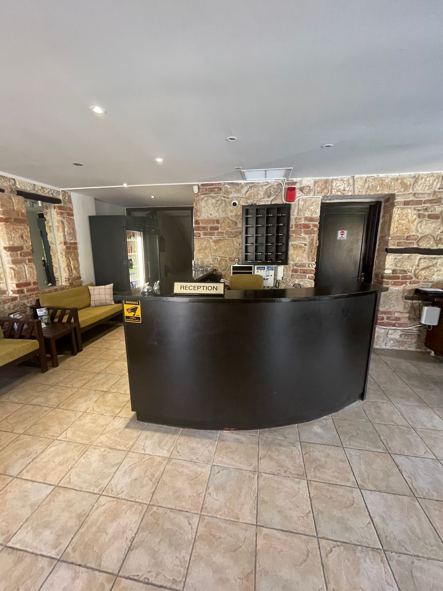 Reception area at Samel Hotel