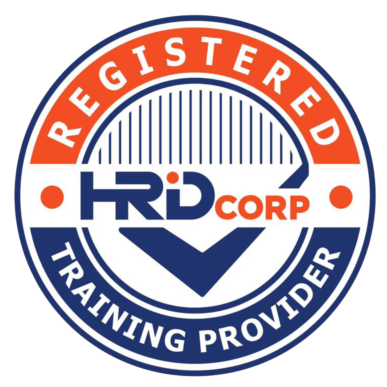 HRDC registered training provider badge representing CAN Academy corporate coffee and solar upskilling in Klang Valley