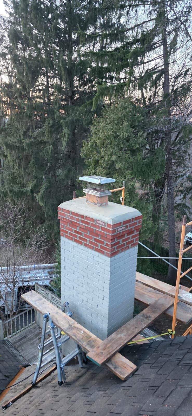Chimney crown rebuild