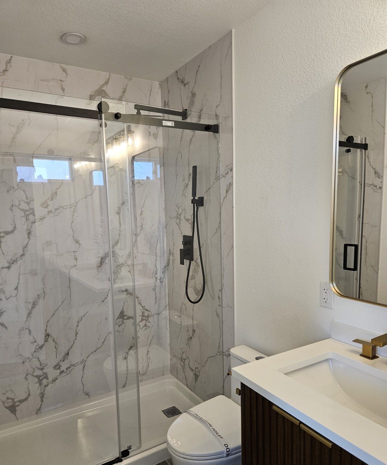 Fremont project, photo 22: Completed bathroom