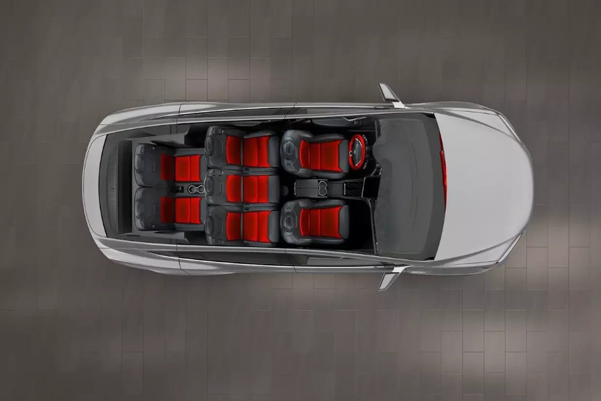 Intérieur Tesla Model Y 7 places Intérieur Tesla Model Y 7 places