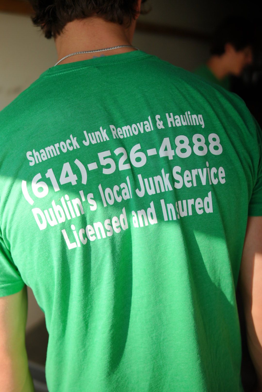 Shamrock Junk Removal team in Dublin Ohio