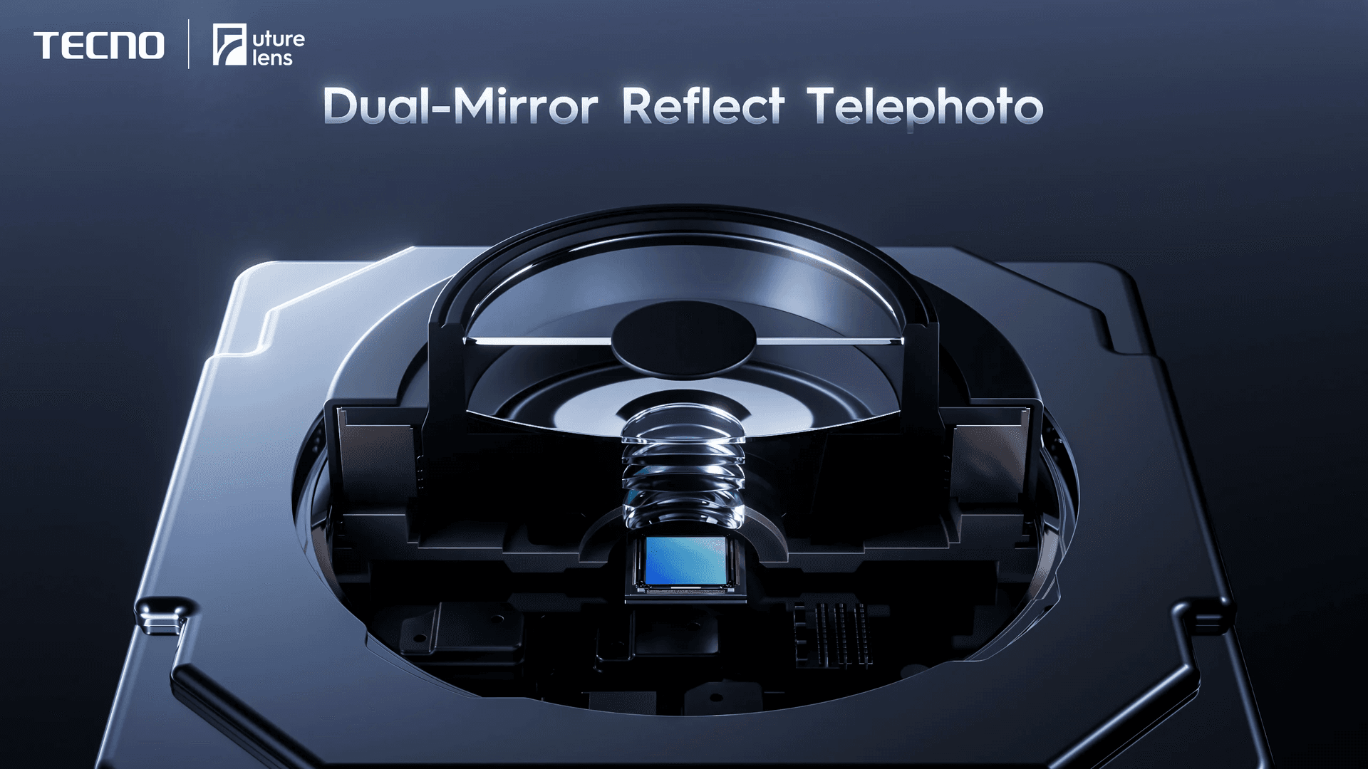 Technologie Dual-Mirror Reflect Telephoto de la marque Tecno Technologie Dual-Mirror Reflect Telephoto de la marque Tecno