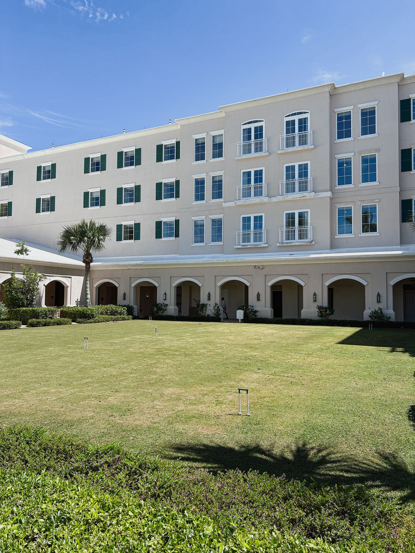 traditional Croquet field at the Rosewood Bermuda