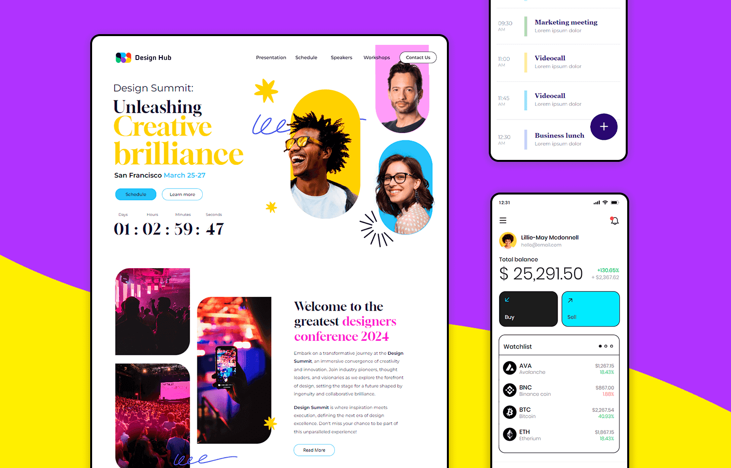 devices responsive on workspace creativity website graphic design