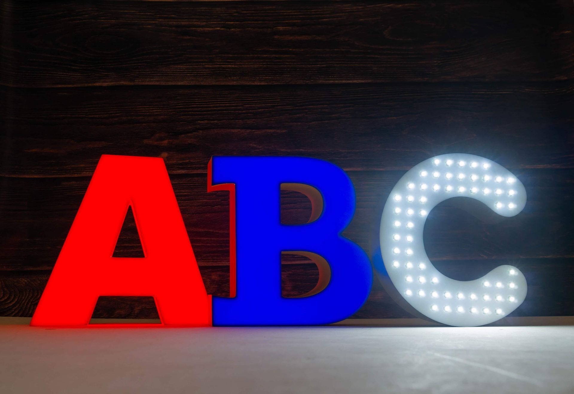 Letretro de acrilico letras
