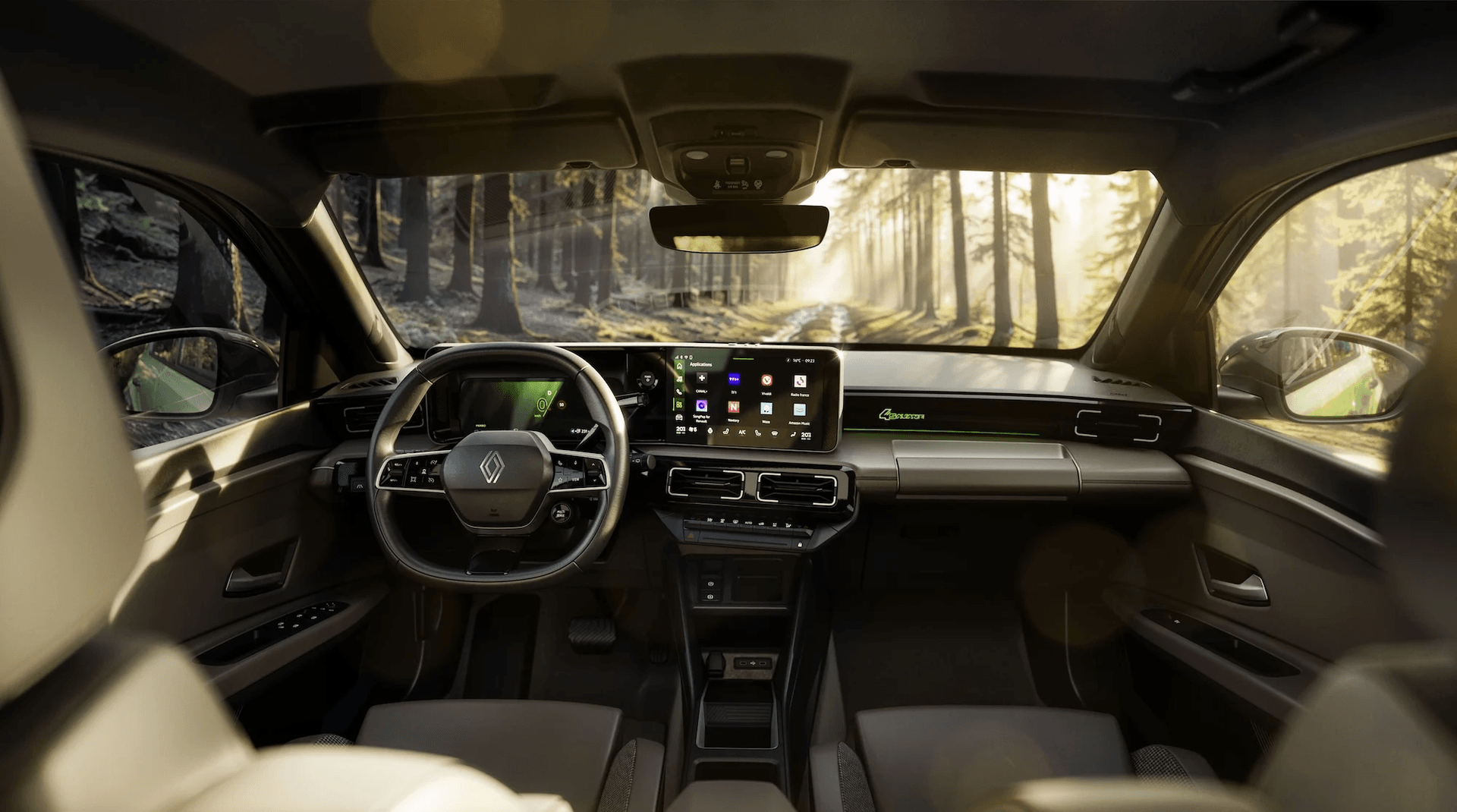 Intérieur du Renault 4 Savane 4×4 Concept 