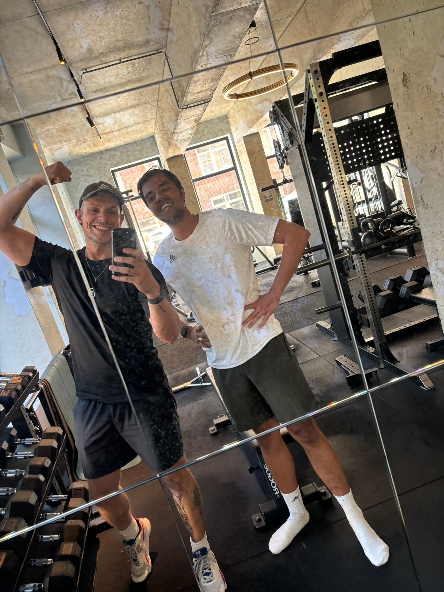 PT Arne with client after training