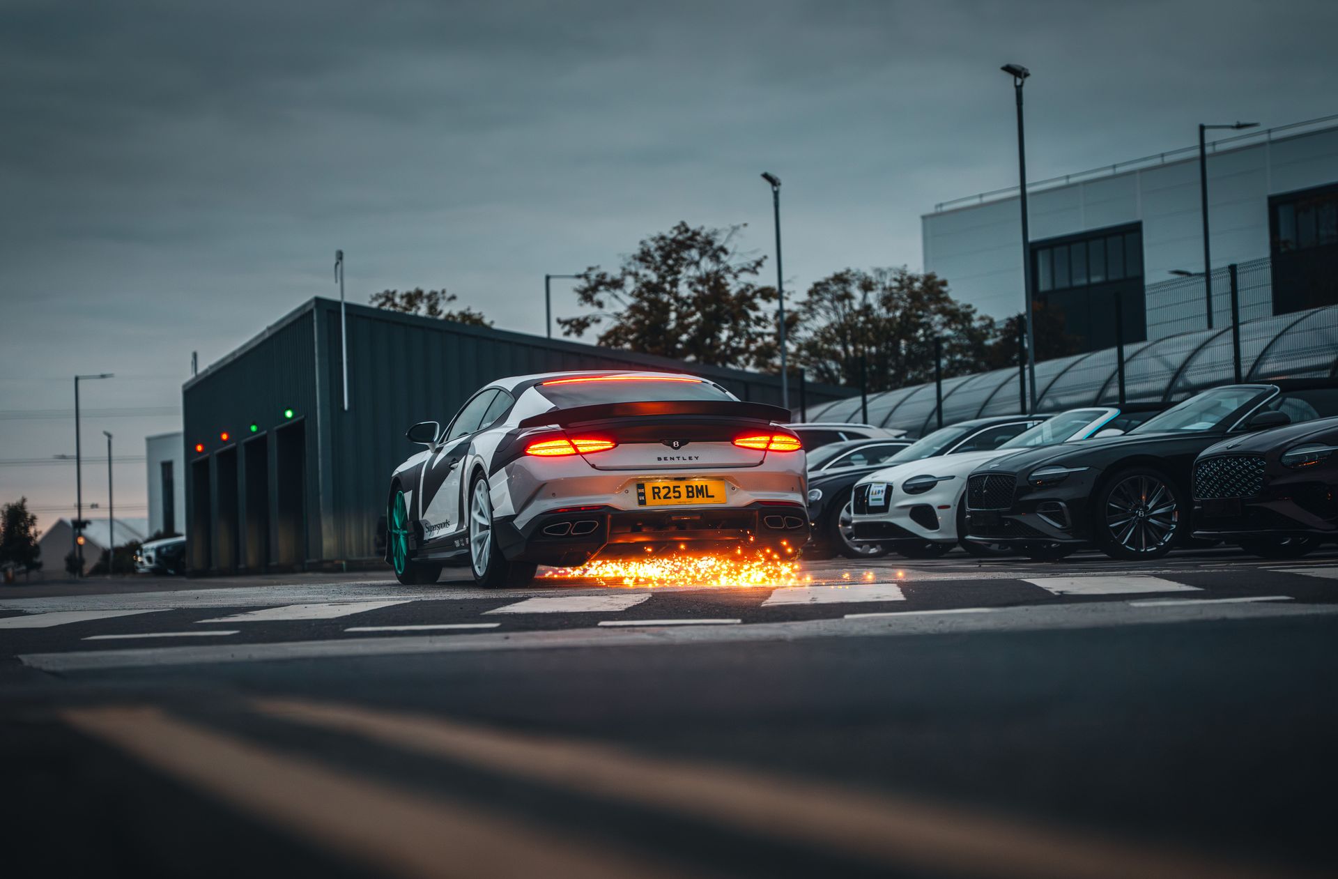 Travis Pastrana en Bentley Supersport