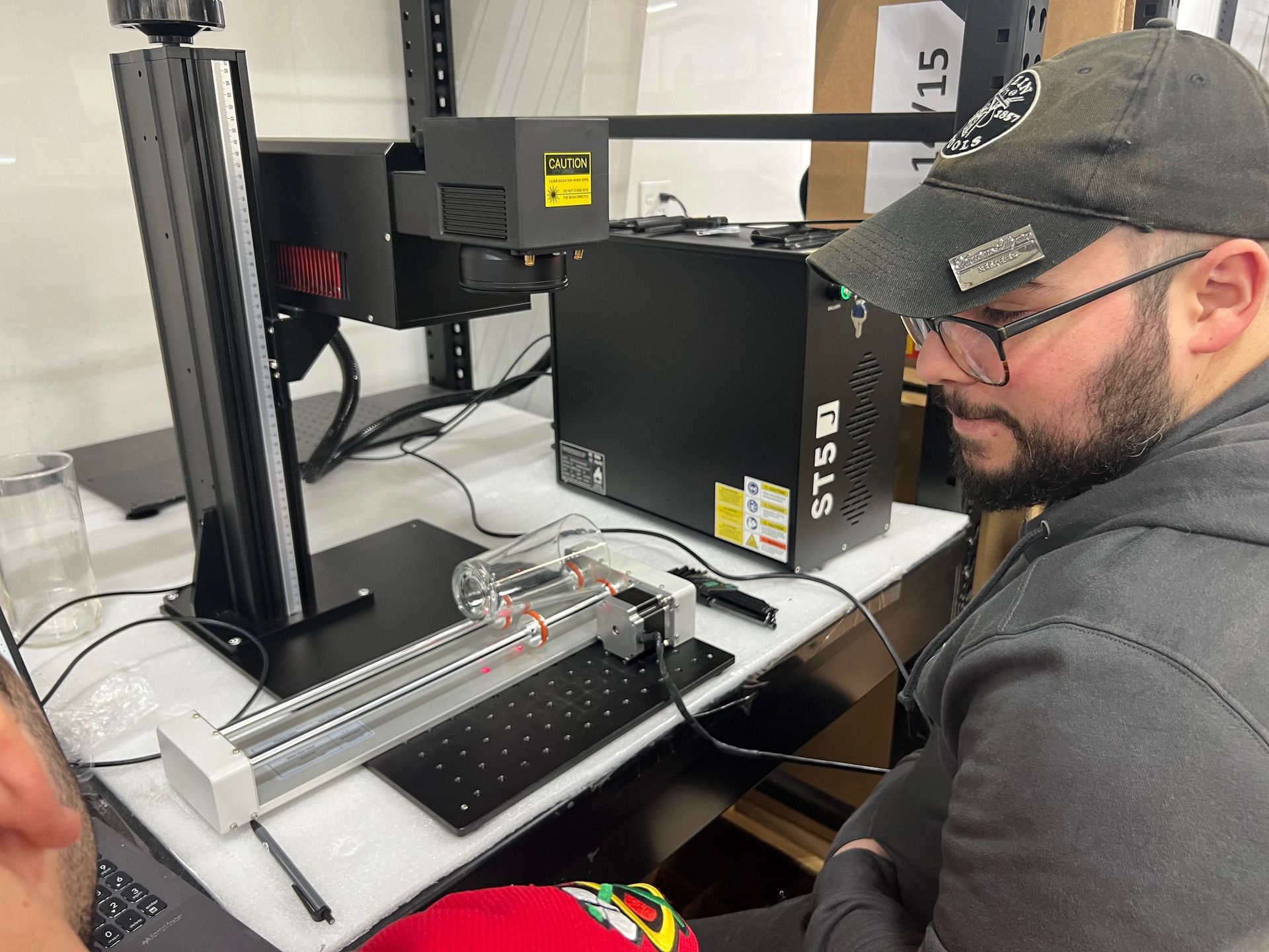 EMP UV Laser with Laser Technician