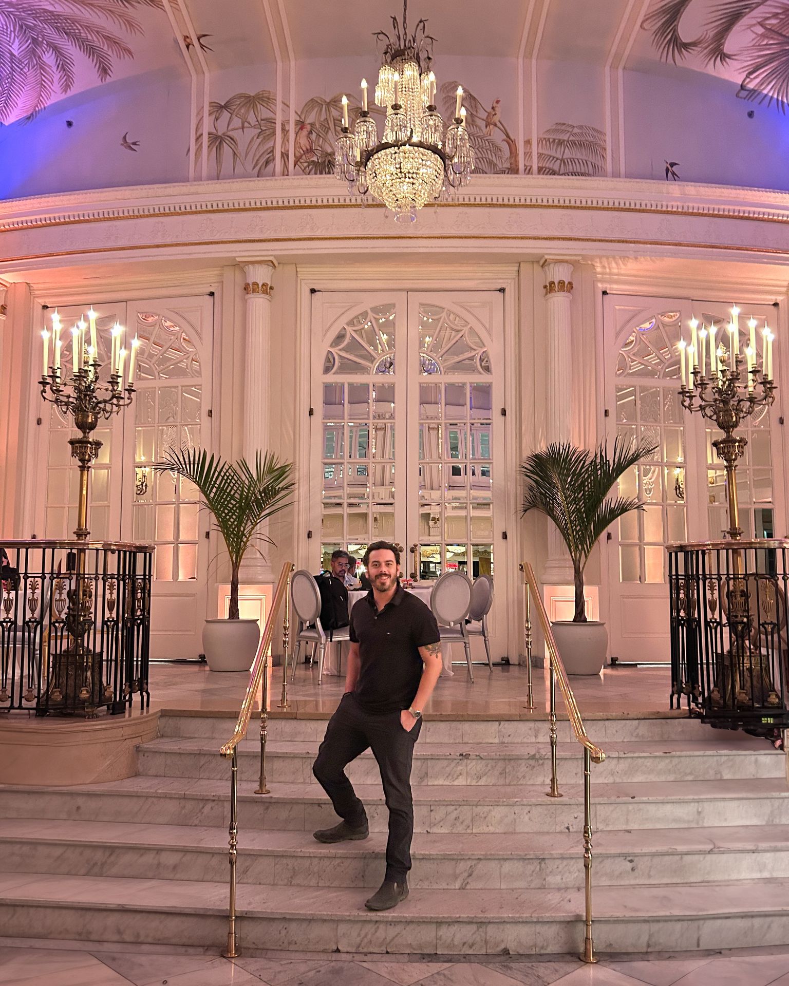 At the Palm Court in the legendary Ritz-Carlton Montreal At the Palm Court in the legendary Ritz-Carlton Montreal