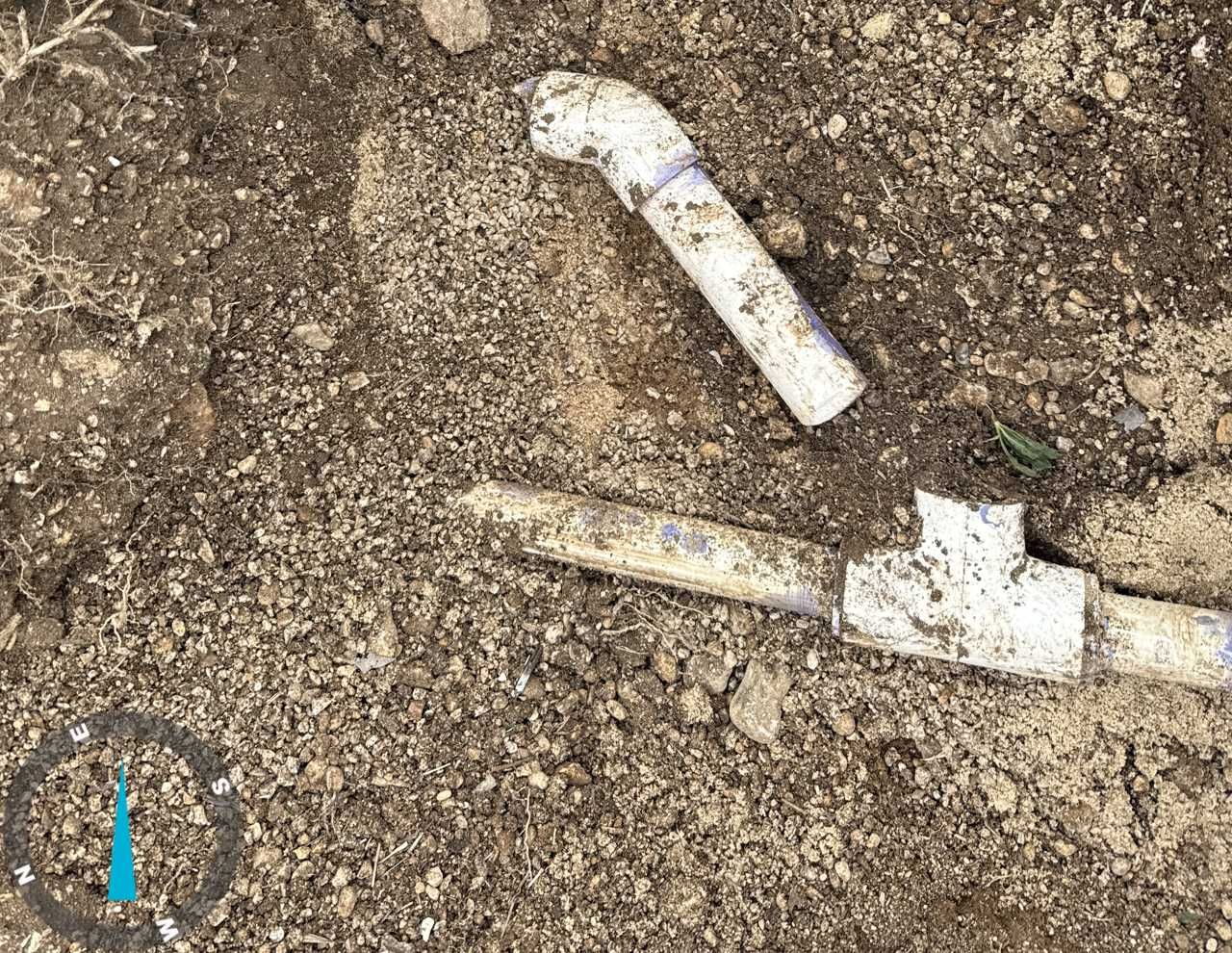 Potholing exposes a buried utility to verify it before excavation