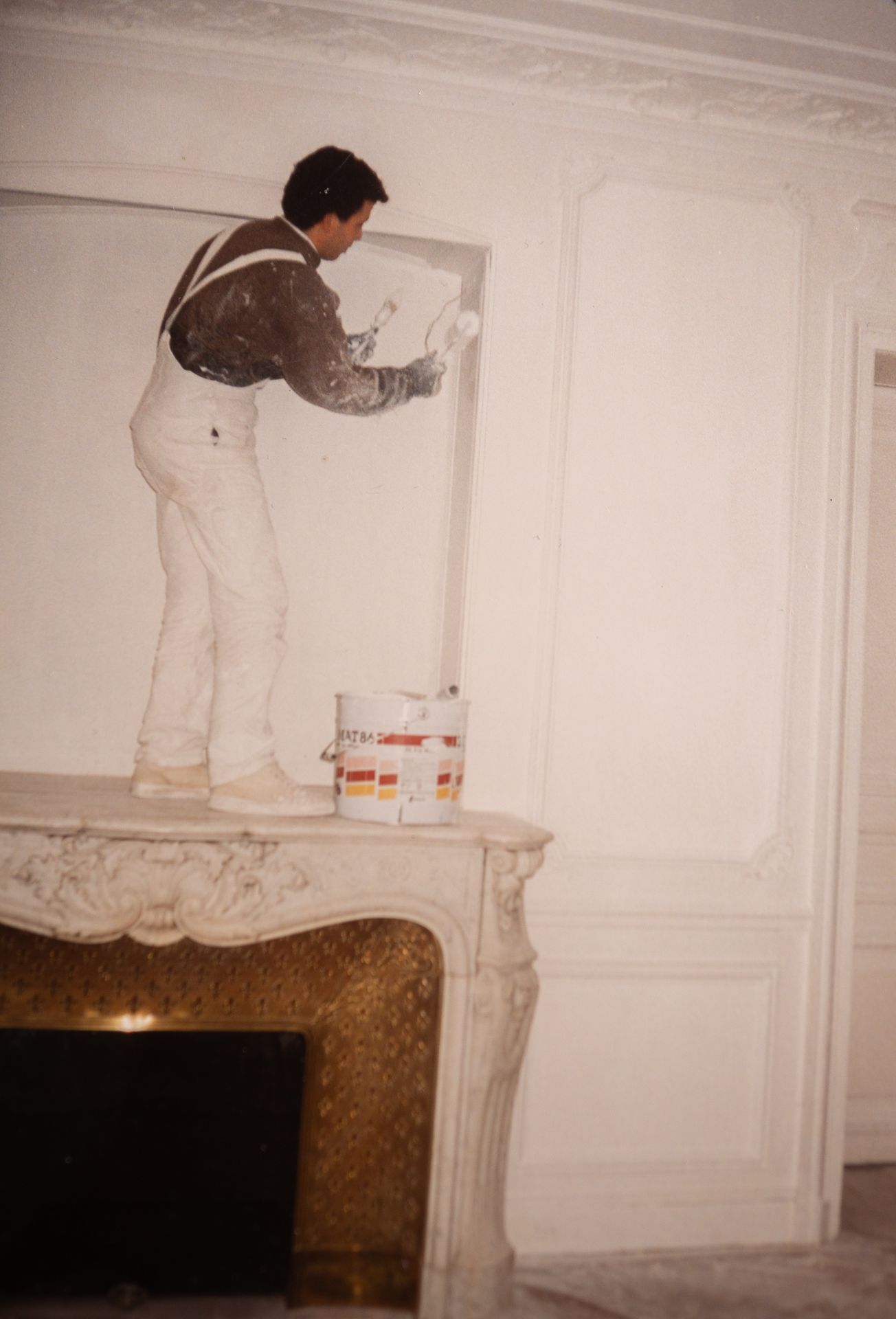 Archive familiale de rénovation intérieure à Paris en 1996