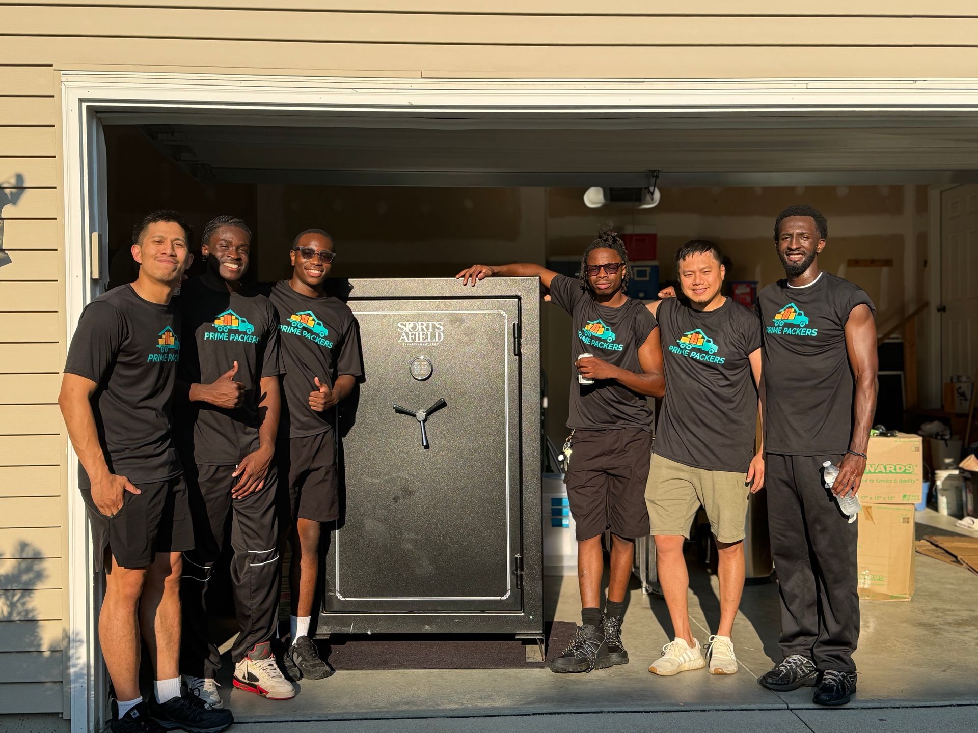 Heavy specialty item moves including hot tubs, gun safes, and pianos