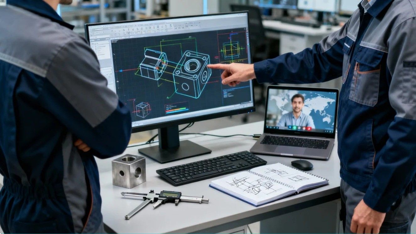 Design collaboration scenario diagram Design collaboration scenario diagram