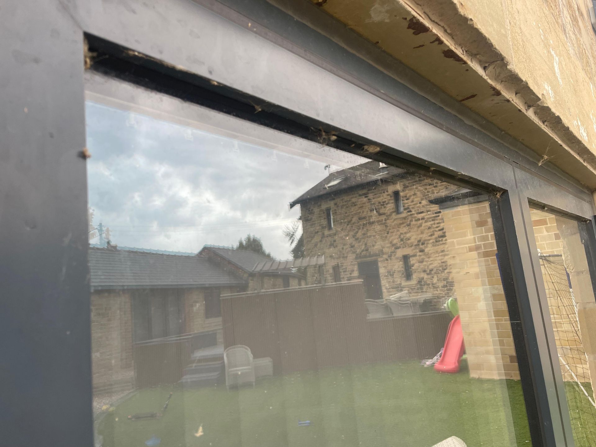 Patio doors in Pontefract WF8 before traditional window cleaning methods