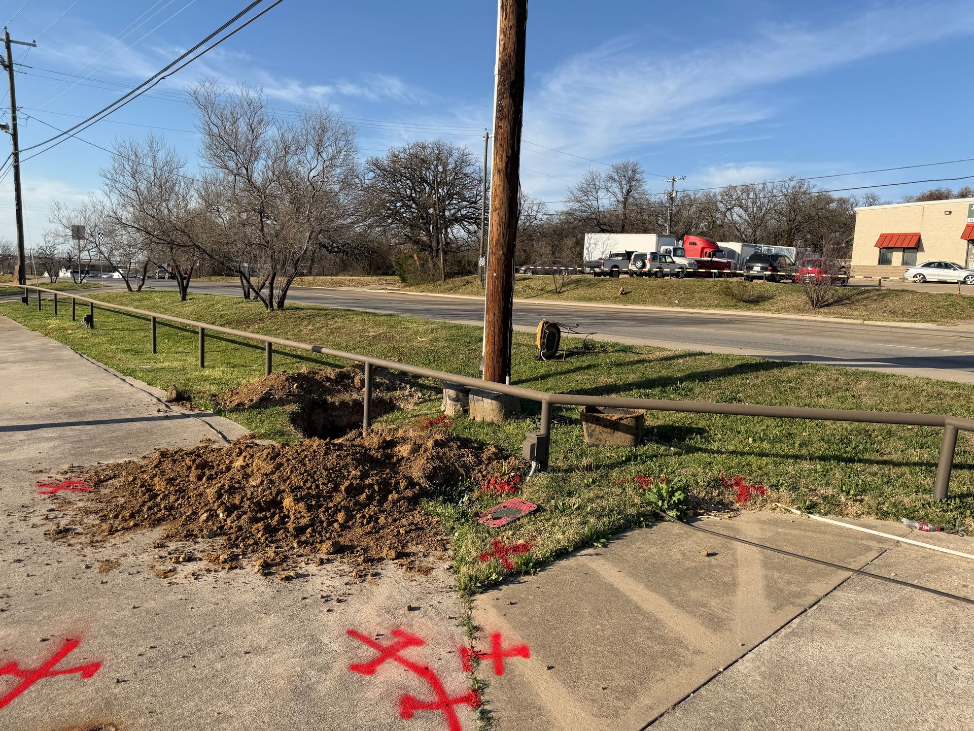 SiteTwin technician performing an underground utility investigation in the field