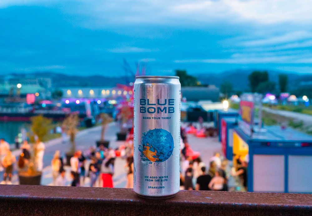 bluebomb water dose produktfoto event linz