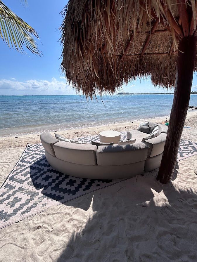 Soliman Bay viewed from the private beachfront at Jashita Hotel