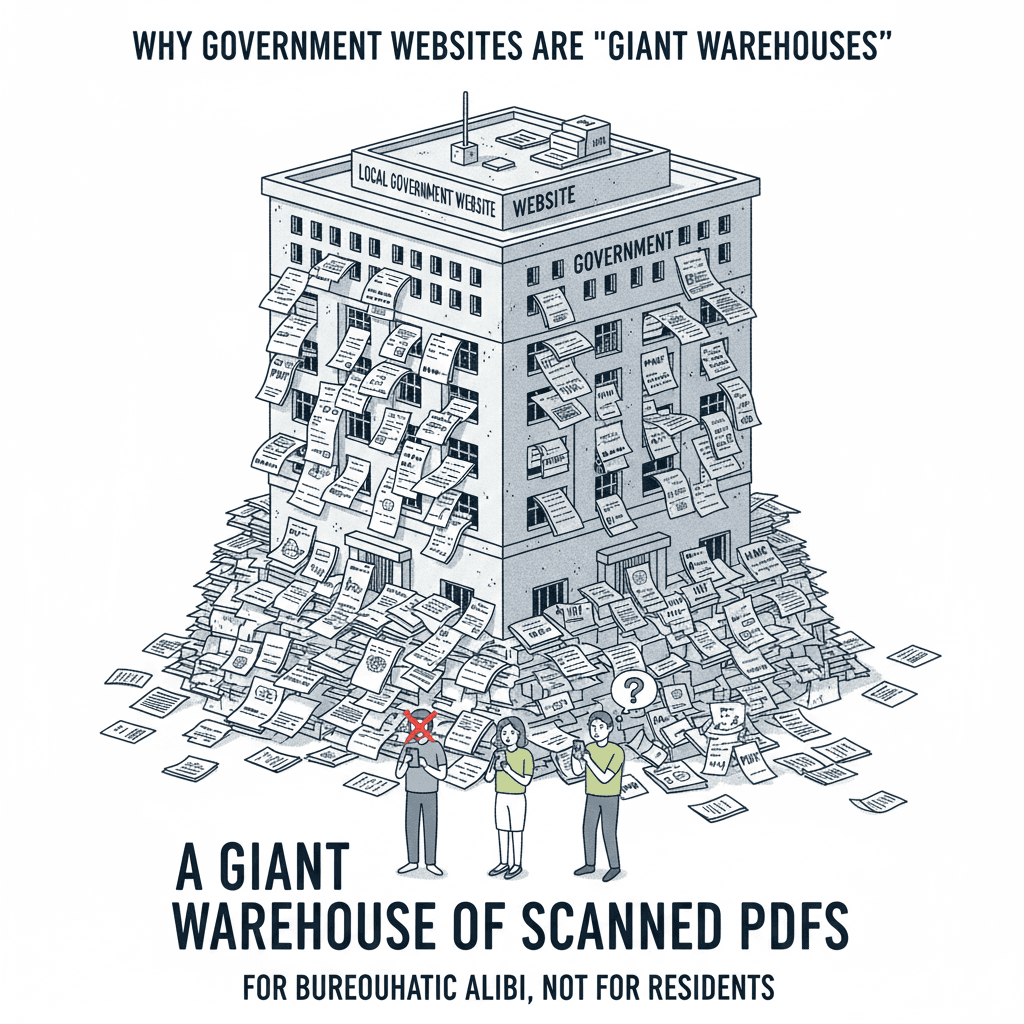行政の「前例主義」と「無謬性」の結果、自治体のサイトが「巨大な倉庫」みたいになっている 行政の「前例主義」と「無謬性」の結果、自治体のサイトが「巨大な倉庫」みたいになっている