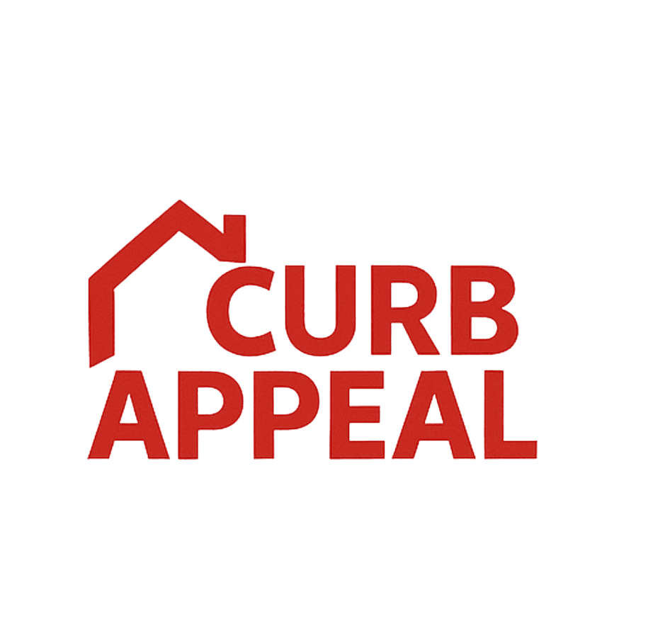 “Curb Appeal MDX logo with house icon – trusted local exterior home services”