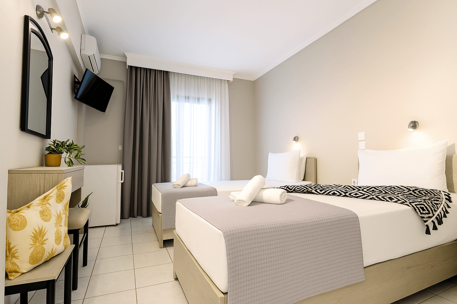 Elegant room at Samel Hotel in Halkidiki