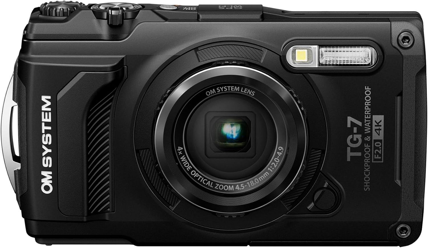 OM System Tough TG-7 rugged waterproof camera for backpackers and extreme outdoor adventures