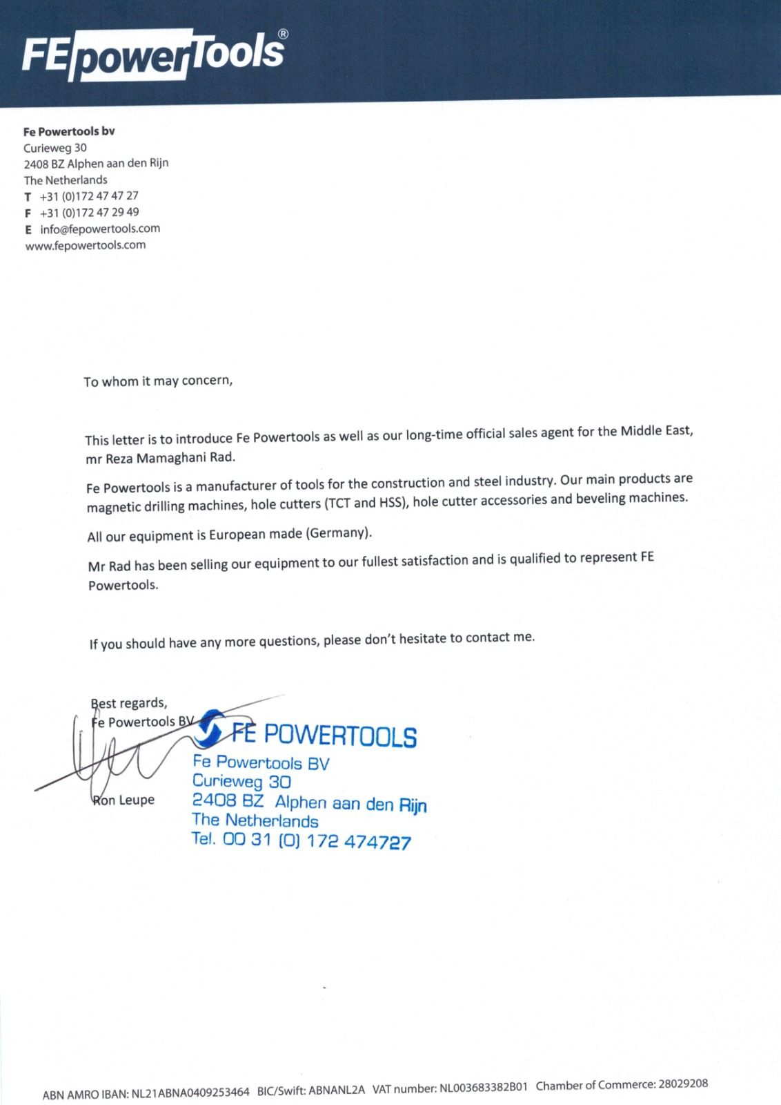 business agreement business agreement