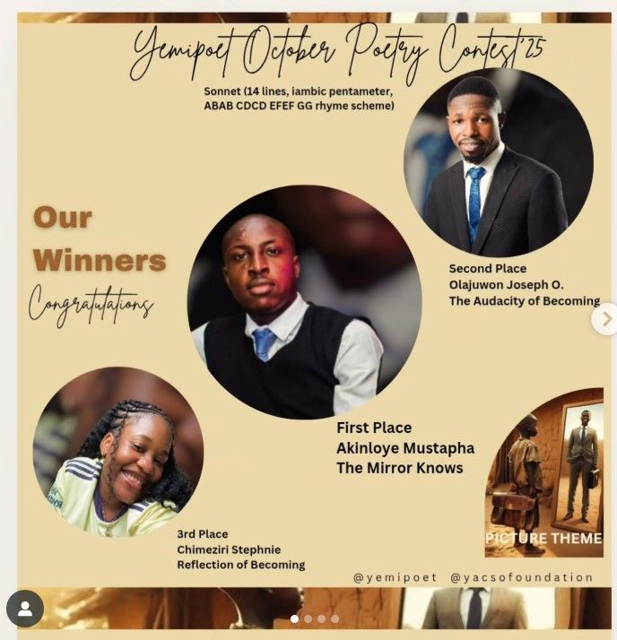 We Present Our Winners We Present Our Winners