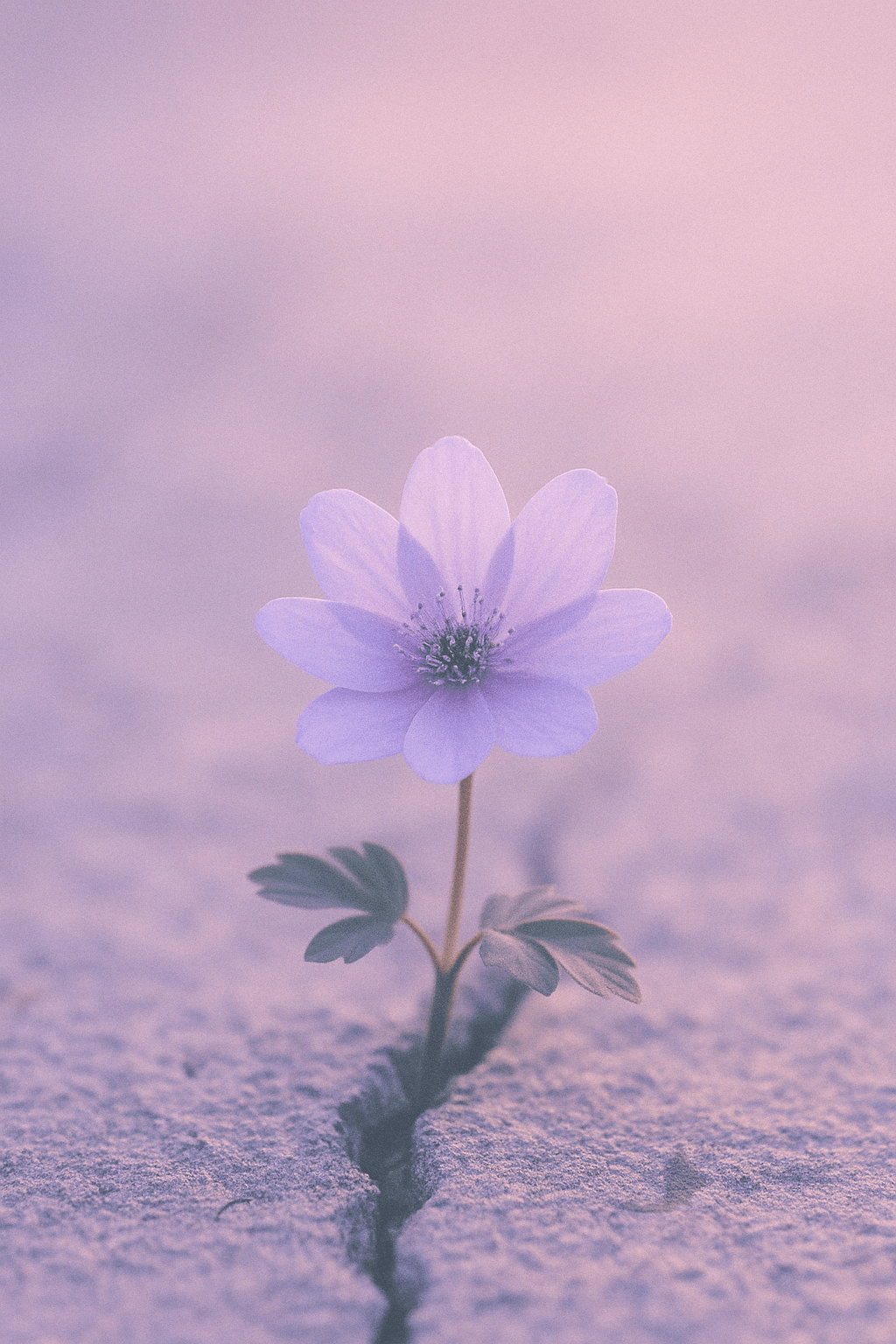 flower in dirt