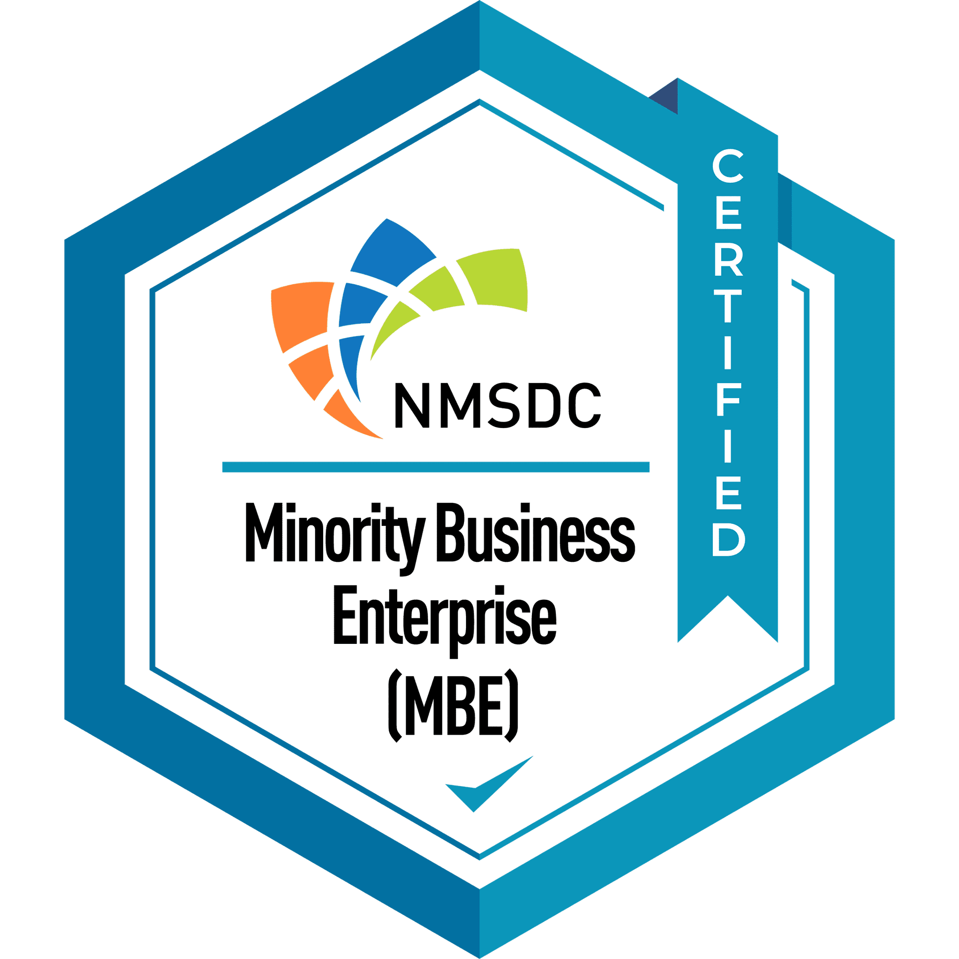 Minority Business Enterprise (MBE) certified badge