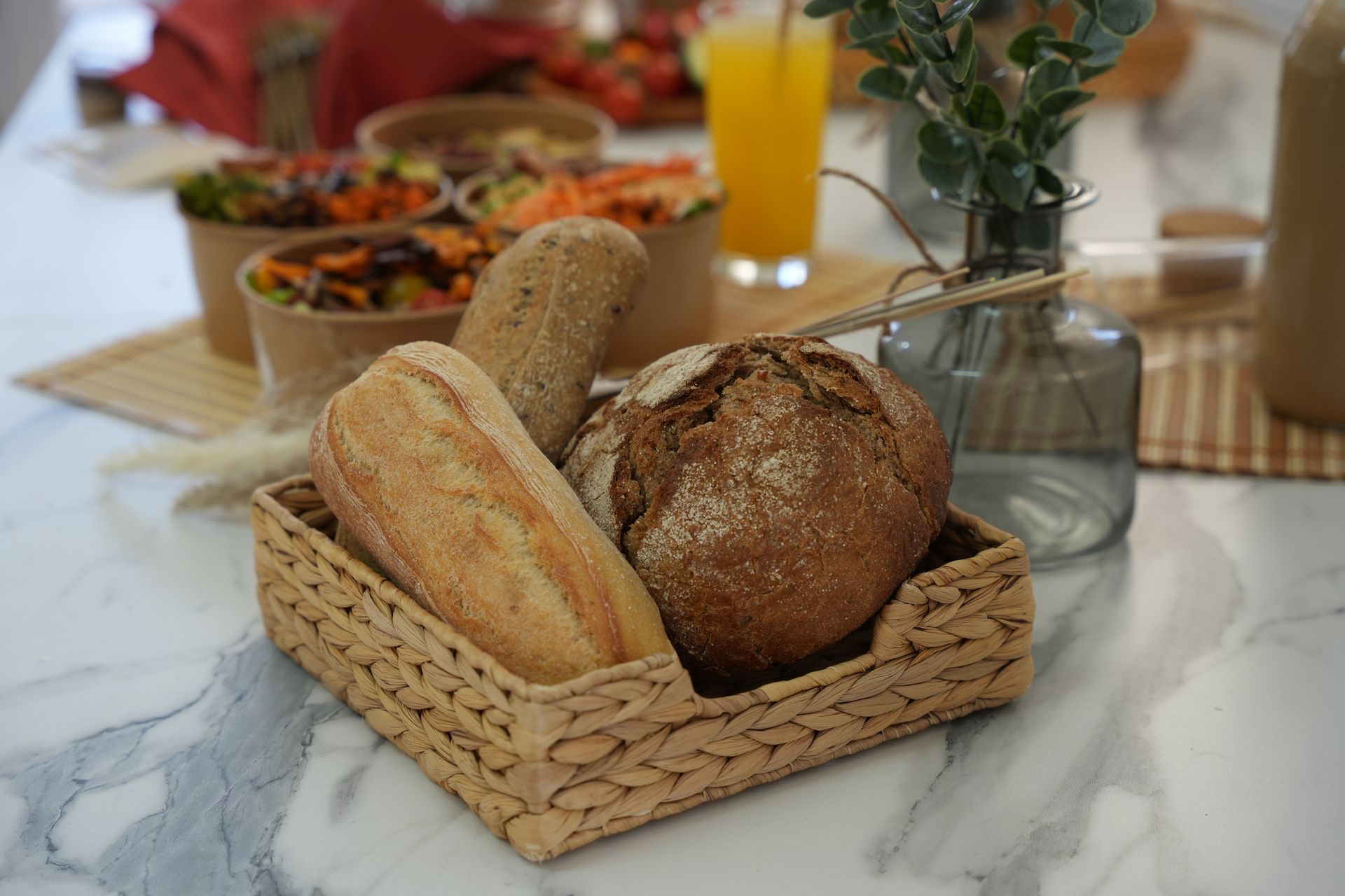 A beautifully composed Artisan Eats spread